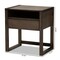 Baxton Studio Inicio Ash Brown Finished 1-Drawer Wood Nightstand 157-9080 - alternate 5